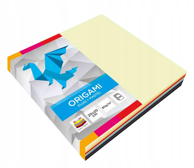 Origami 20x20cm MIX x 100K
