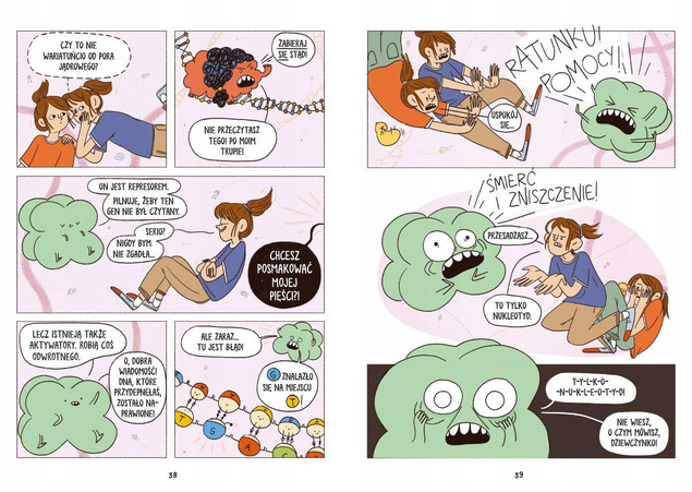 Na tropie DNA – Claudia Flandoli | Komiks Naukomiks dla dzieci 10+