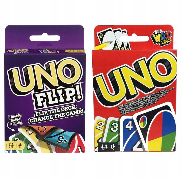Zestaw UNO i UNO FLIP – podróżna gra karciana Mattel