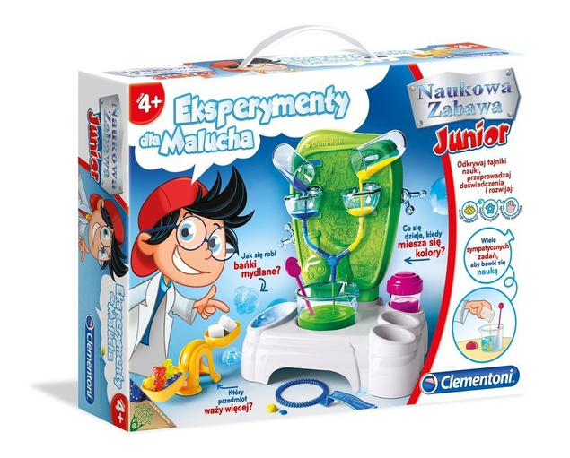 Naukowa Zabawa Eksperymenty Dla Malucha Clementoni 60597