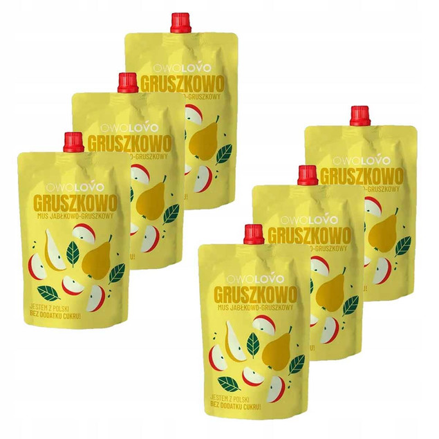 Mus jabłkowo-gruszkowy OwoLovo 200g