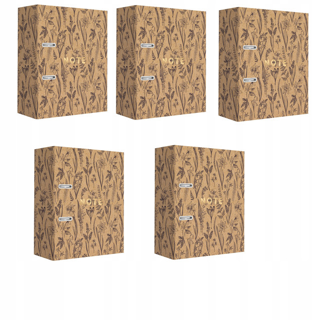 Segregator A4 75 mm kwiatowy – Interdruk