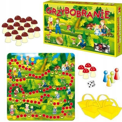 Grzybobranie – gra planszowa rodzinna