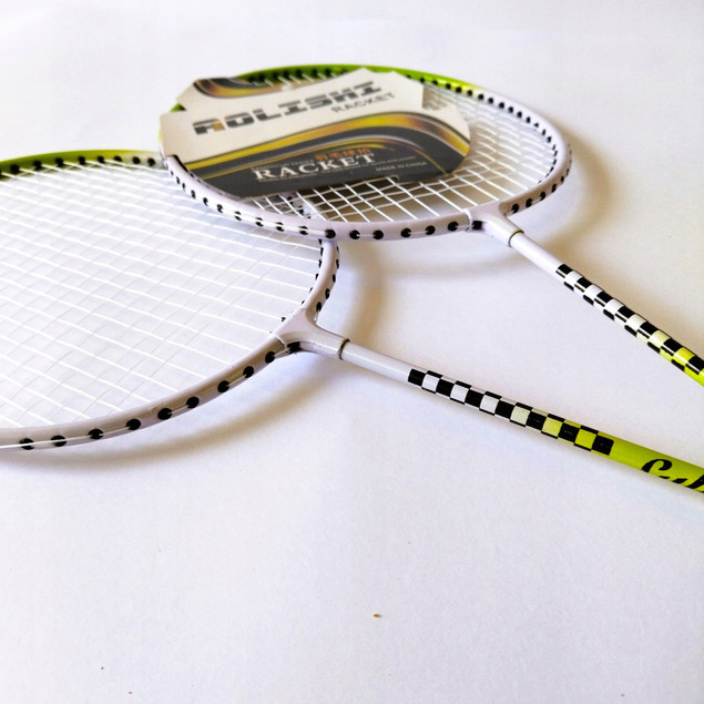 Badminton Zestaw 2 Rakiet w Pokrowcu 5056