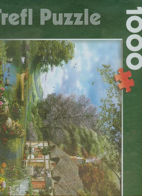 Puzzle 1000 Układanka Widok Krajobraz DOM Wieś Las Jezioro 12+ Trefl