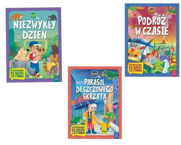 Niezwykły dzień. Duże litery. Opowiadania do nauki czytania – Agata Giełczyńska-Jonik
