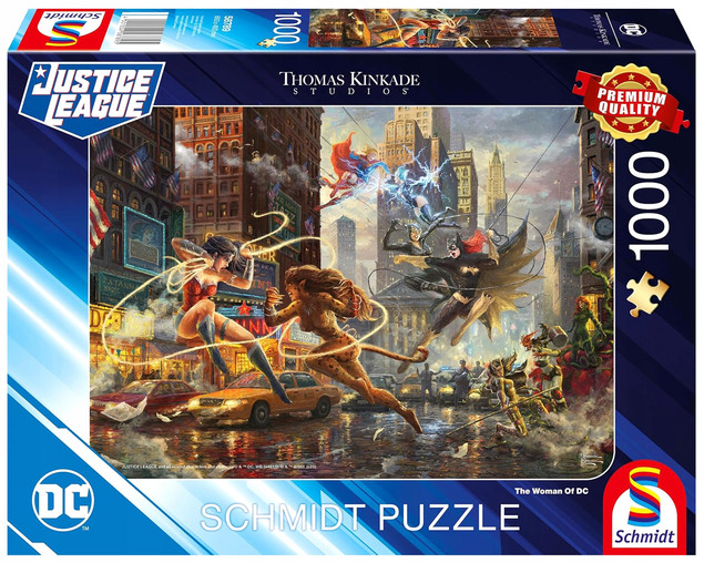 Puzzle Schmidt Spiele 1000 el. Thomas Kinkade Kobiety DC Comics Premium Quality