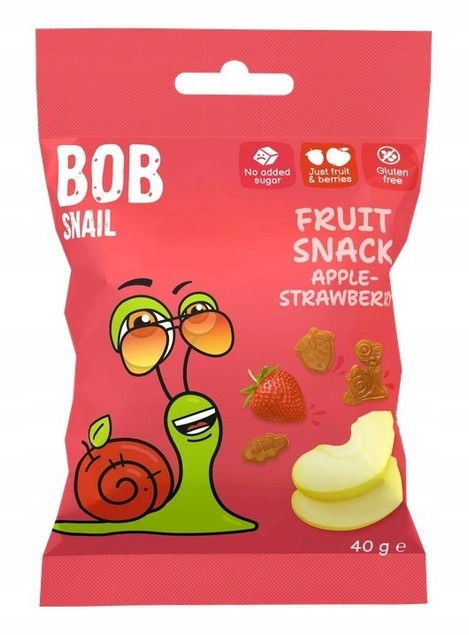 Żelki Owocowe Bez Cukru Bob Snail 40g