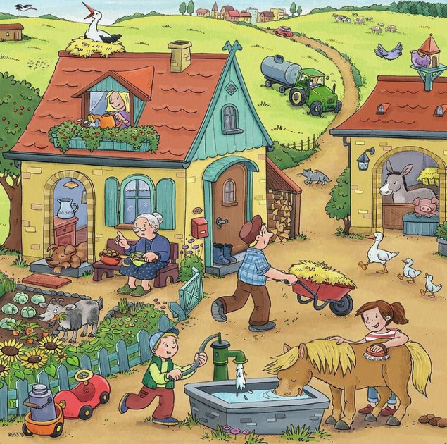 Puzzle Ravensburger 3 szt. papierowe 49 elementów