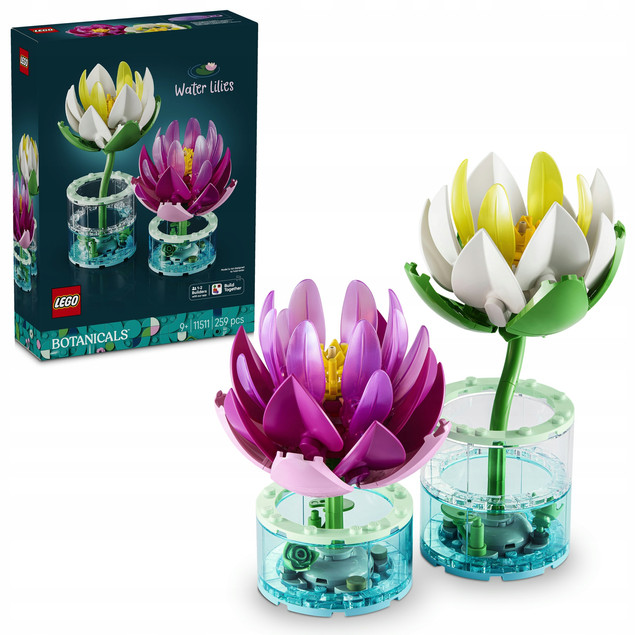 LEGO Botanicals 11511 Lilia Wodna – Zestaw Do Budowania Kwiatów