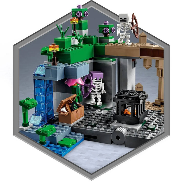 LEGO Minecraft Loch Szkieletów 364el. 8+ 21189