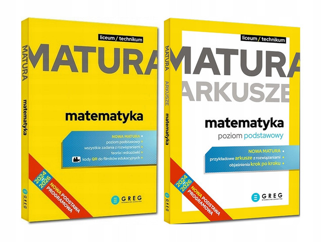 Matura 2026 MATEMATYKA Repetytorium ARKUSZE Maturalne Liceum Technikum KPL!