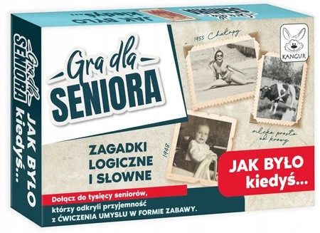 Gra planszowa Gra dla Seniora. Jak było kiedyś? Kangur