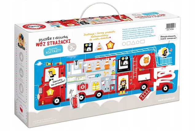 Puzzle z dziurką Wóz Strażacki – CzuCzu