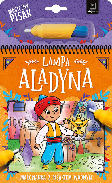 Lampa Aladyna Malowanka Wodna z Pisakiem Anna Podgórska