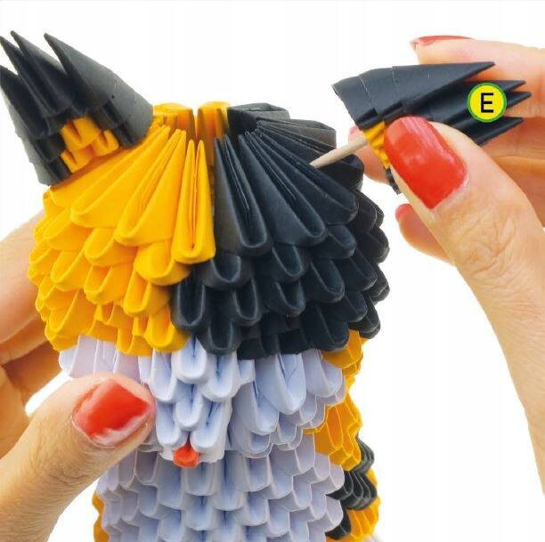 Origami 3D Kot 743 Elementy - Alexander