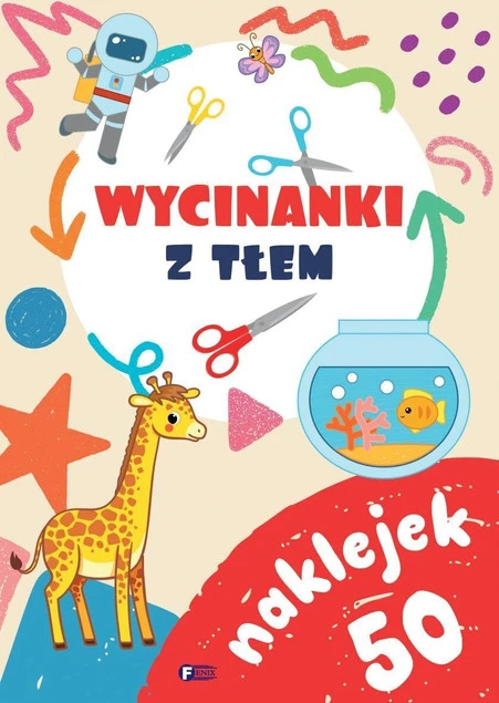 Wycinanki z tłem Praca zbiorowa - ilustracja