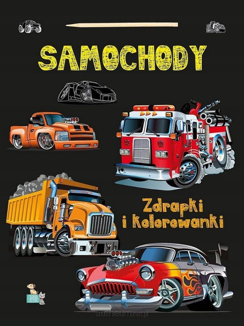 Samochody. Zdrapki i kolorowanki Praca zbiorowa