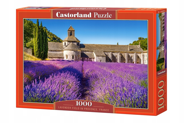 Puzzle 1000 Układanka Francja LAWENDOWE POLE Prowansja Kwiaty 12+ Castor