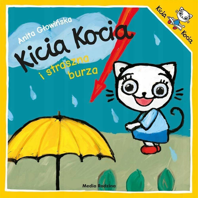 KICIA KOCIA Zestaw 5 Książeczek + Maskotka Do Tulenia 17cm 2+ Media Rodzina