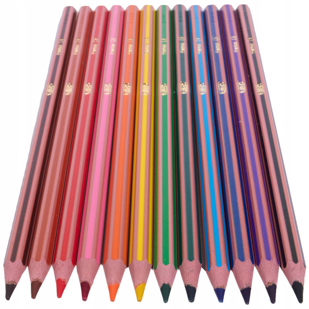 Kredki ołówkowe BIC Kids Evolution Stripes 12 szt.