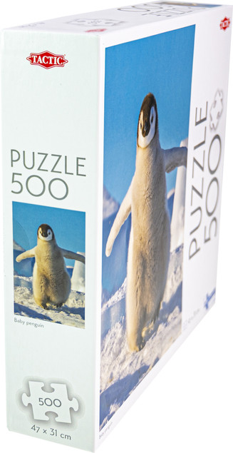Puzzle Tactic 500 elementów: Baby Penguin - Słodki Pingwin