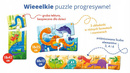 Dinozaury Układanki Malucha Puzzle Progresywne 2+ Kapitan Nauka