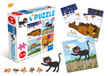 Puzzle z kotem gra 00406 GRANNA