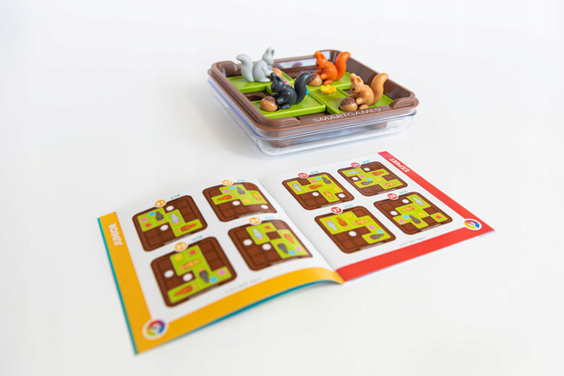 SQUIRRELS GO NUTS! Gra Planszowa Logiczna 6+ Smart Games