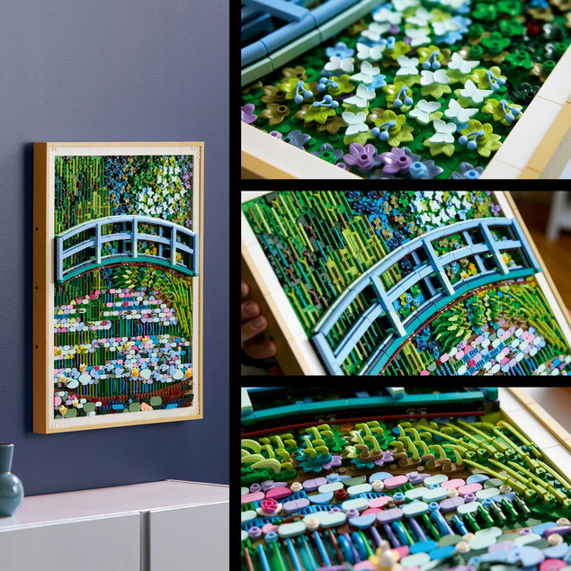 LEGO Art 31220 Claude Monet – Most nad Stawem z Liliami Wodnymi | Zestaw dla Dorosłych