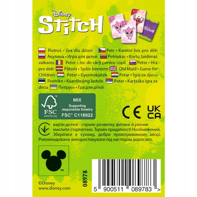 Detale kart Lilo i Stitch Piotruś Trefl