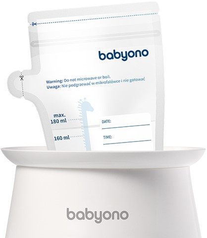 2x BABYONO Woreczki Do Pokarmu 180ml 30 Sztuk 1084