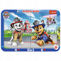 Puzzle Ramkowe Baby 80031 Psi Patrol Pieseczki 10 el. 2+