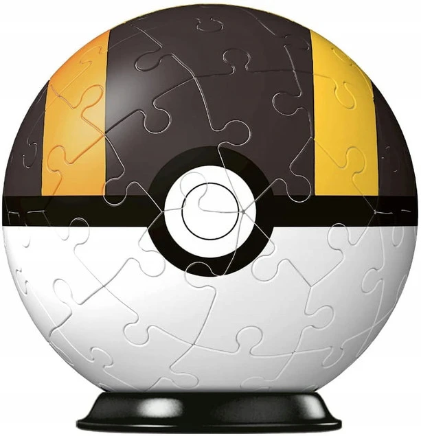 Puzzle 3D Ravensburger Pokeball budowa