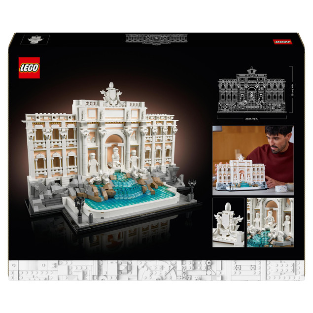 LEGO Architecture 21062 Fontanna di Trevi – Kolekcjonerski Model dla Dorosłych