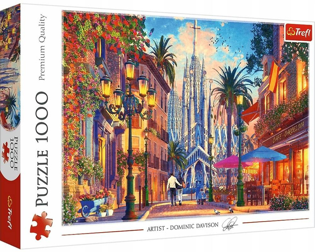 Puzzle 1000 Układanka HISZPANIA Barcelona Kościół Sagrada Família 12+ Trefl