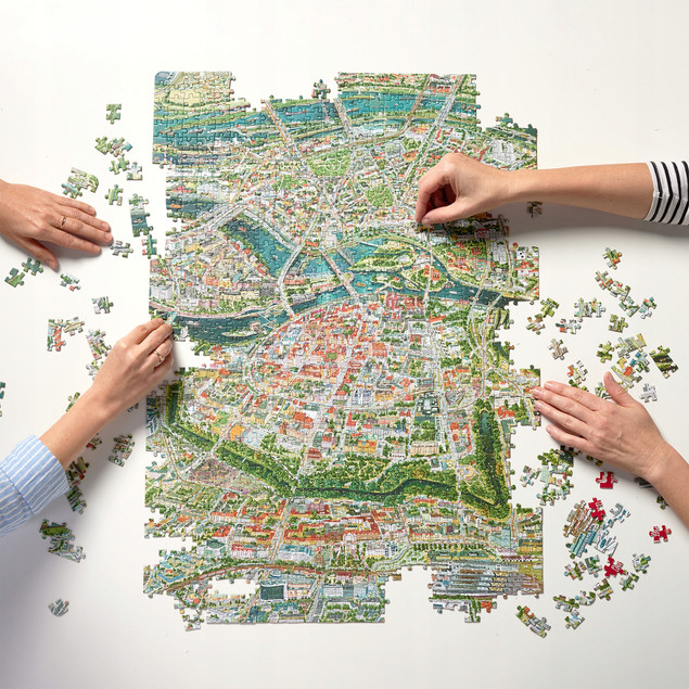 Puzzle 1000 Puzzlove Miasto Wrocław CzuCzu - Układanka Rodzinna