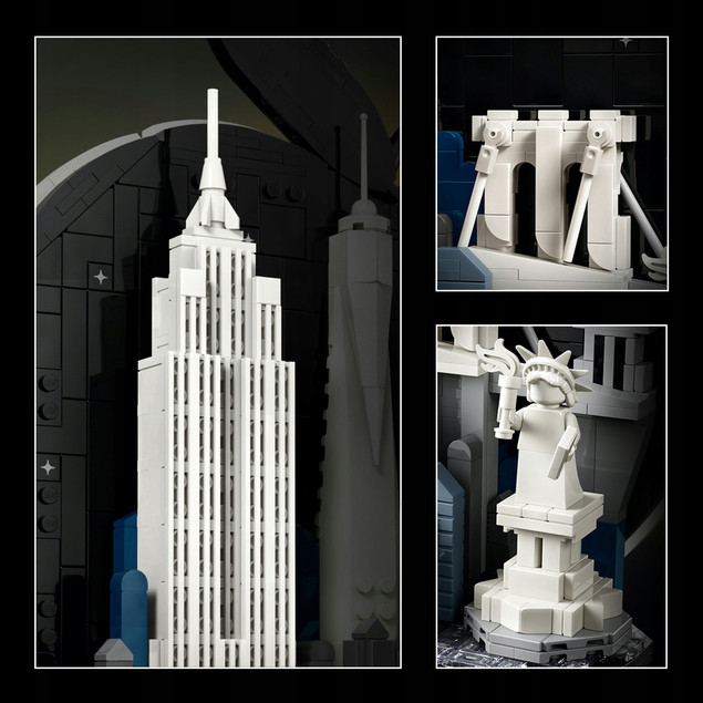 LEGO Architecture 21066 Nowy Jork - Wielkie Jabłko | Model dla Dorosłych