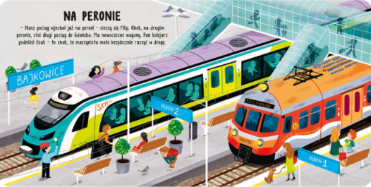 Podróże przedszkolaka. Moja podróż pociągiem