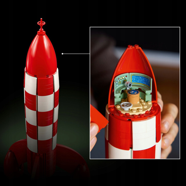 LEGO Ideas 21367 Tintin i Rakieta na Księżyc – Model Kolekcjonerski