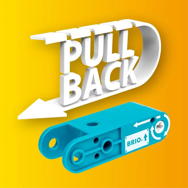 Klocki konstrukcyjne Brio Builder Pull Back Motor Set 34595