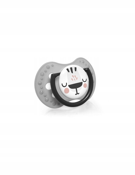 LOVI Smoczek Silikonowy Dynamiczny 6-18m 2 szt. Salt & Pepper