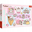 Trefl Puzzle Pusheen 1000 el. Słodki Kotek i Pastelowe Smakołyki