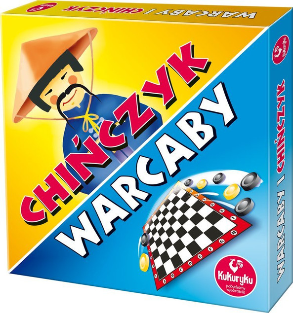 Gra planszowa Warcaby i Chińczyk – Kukuryku