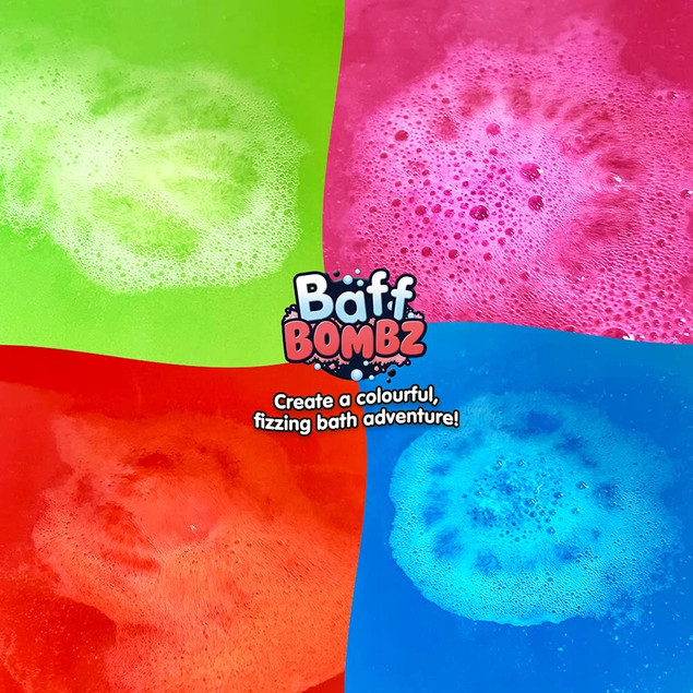 Zimpli Kids Baff Bombz 20 x Musujące Bomby do Kąpieli Kolorowe dla Dzieci 3+