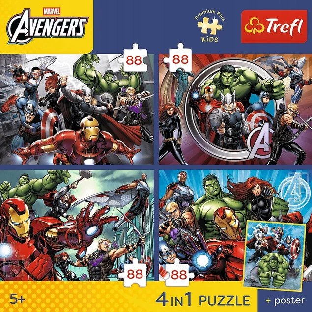 Opakowanie Trefl Puzzle Marvel Avengers