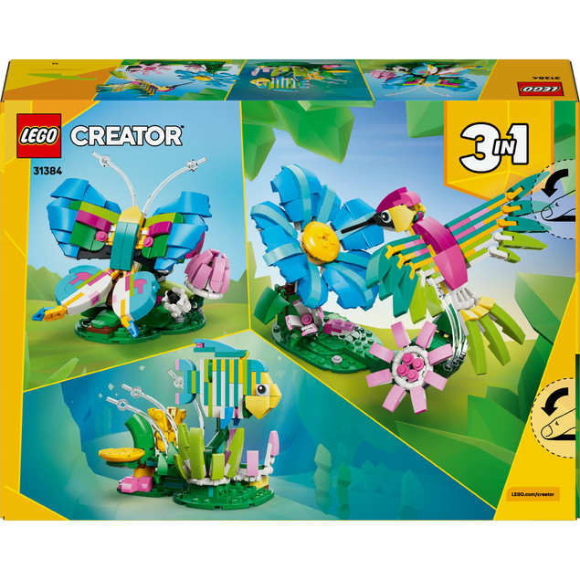 KLOCKI LEGO CREATOR 31384 Dzikie Zwierzęta: Kolorowy Koliber 3w1 Zestaw +8 lat