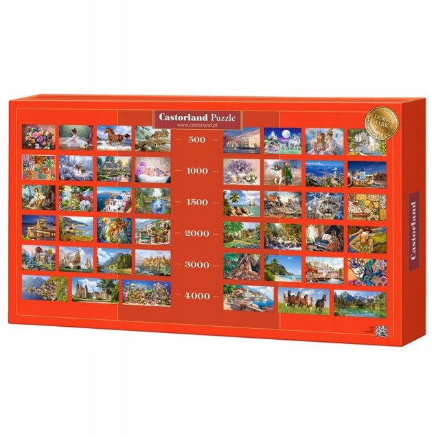 Puzzle 4000 Układanka Krajobraz WŁOCHY Portofino Wzgórze 9+ Castorland