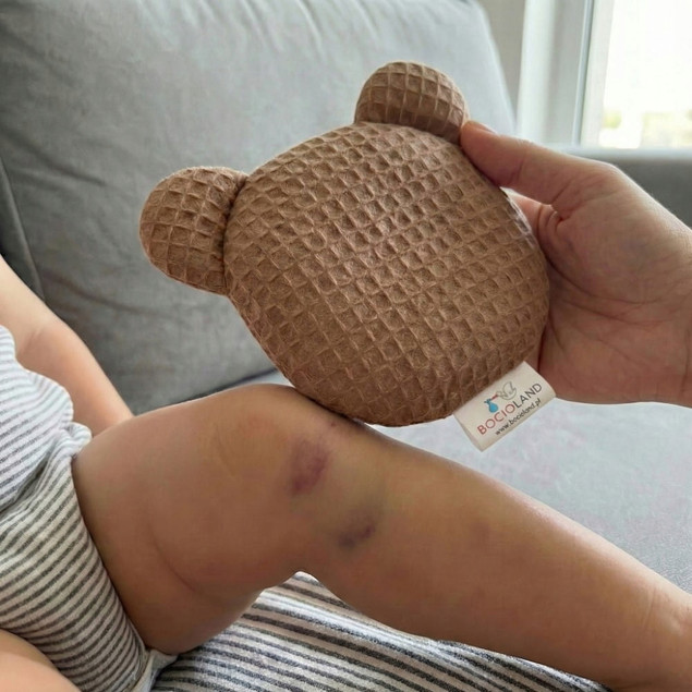 BOCIOLAND Termofor z PESTEK WIŚNI Medyczny Antyalergiczny Na Ból BRĄZ 180g