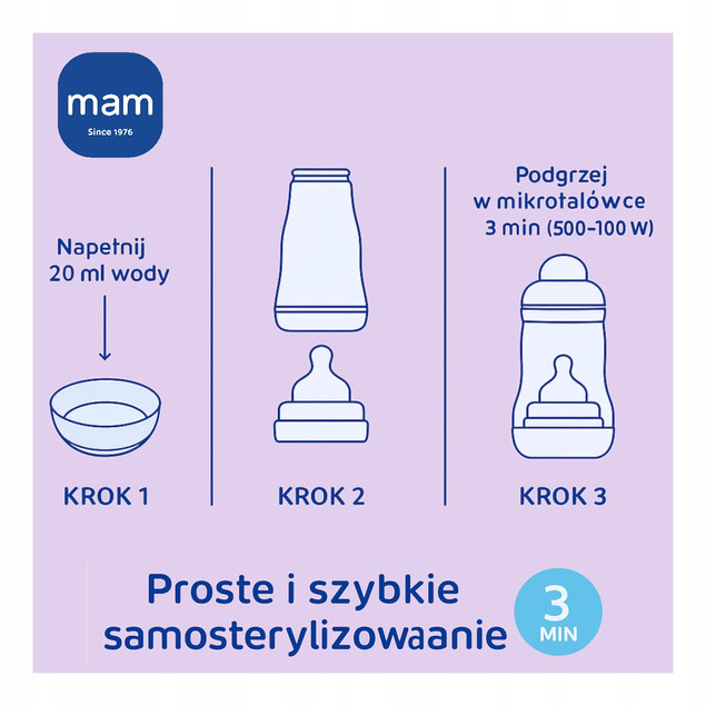 MAM Baby Perfect Start butelka do karmienia antykolkowa zielona 0m+, 160 ml